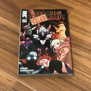 My Hero Academia Volume 24. Shonen jump comics. Made by Kohei Horikoshi.